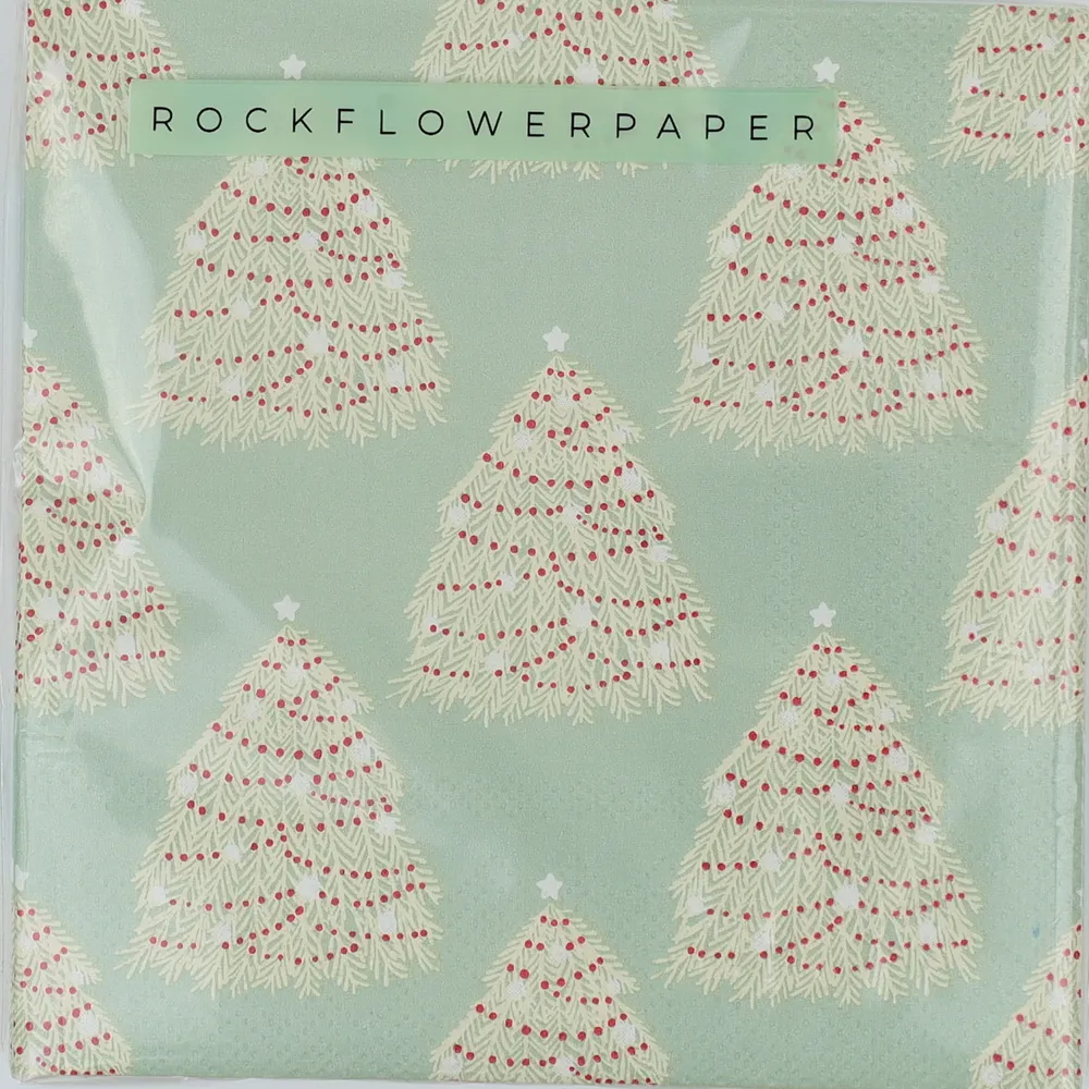 Fir Tree Paper Cocktail Napkins (Pack of 25)