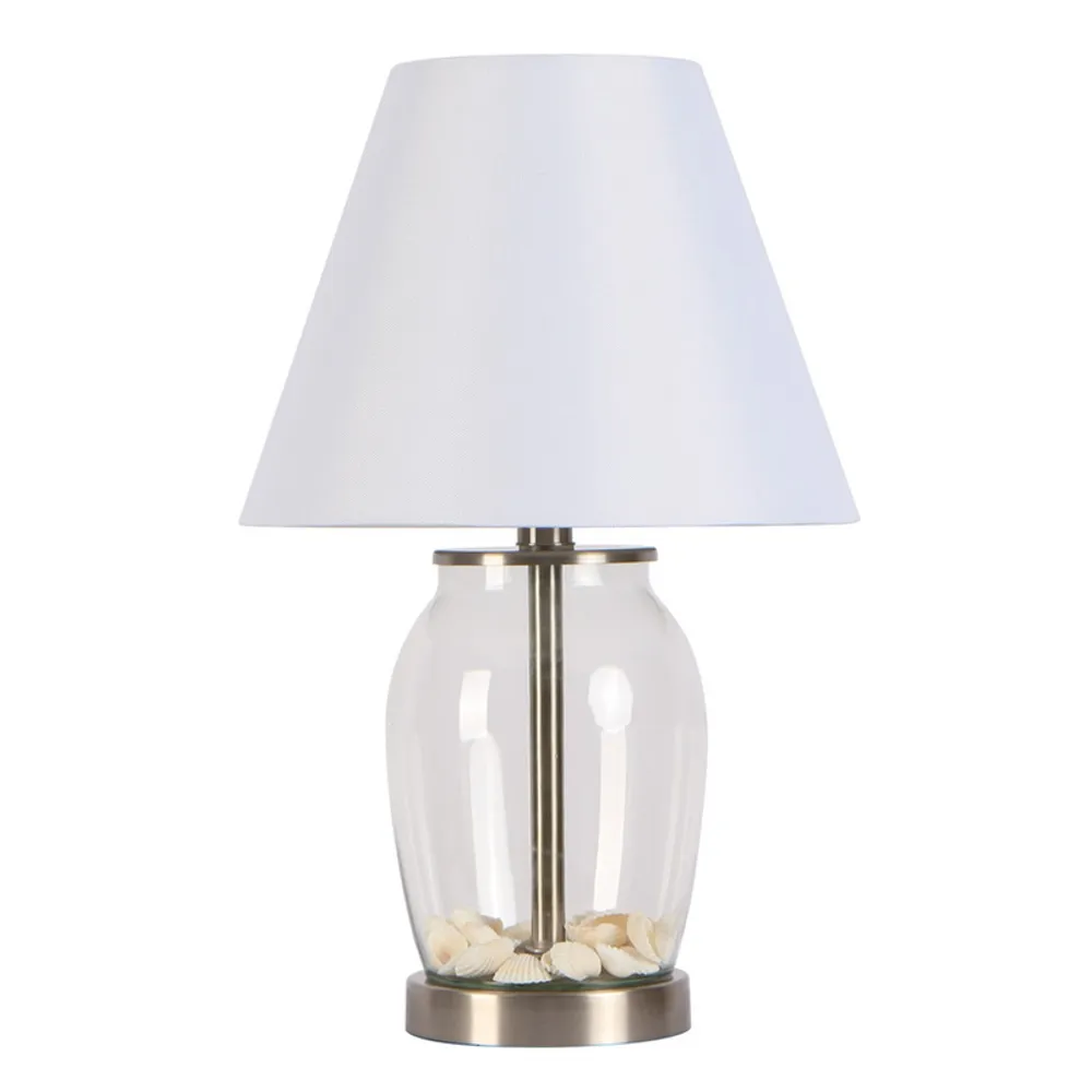 17" CLEAR TABLE LAMP