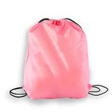 NYLON DRAWSTRING BACKPACK - PINK 1