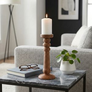 HACKETTRIDGE BROWN CANDLE HOLDER 13 (IN) 9