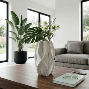 SYLVANBEACH IVORY VASE 17 (IN) 9