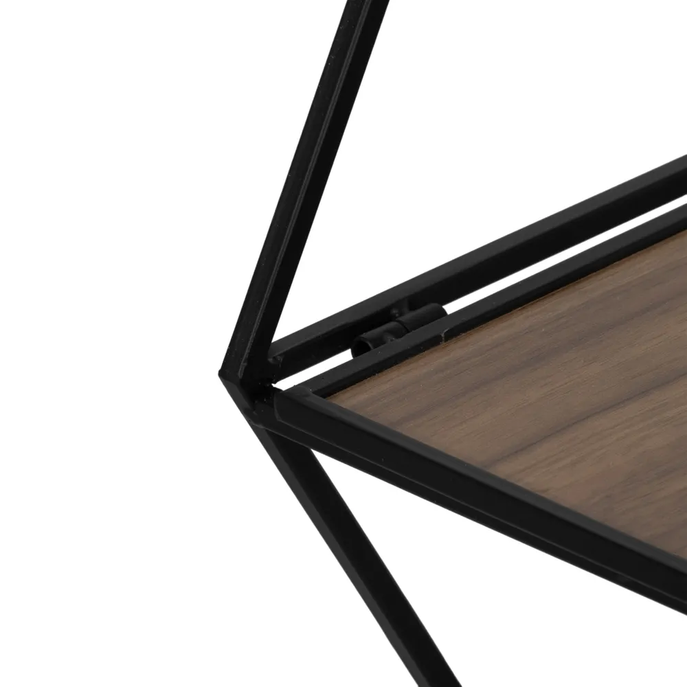 KEATONWOOD SET OF 3 BLACK WALL SHELF 22 (IN)