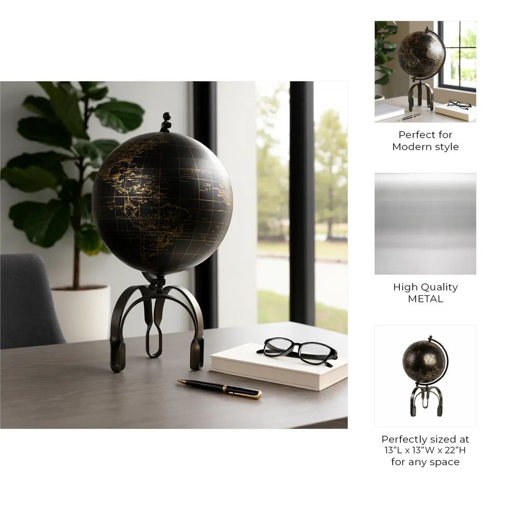 BOLTONTON BLACK DECOR 22 (IN)