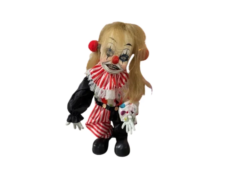 34" Animated Standing Creepy Clown Doll 1
