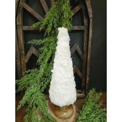 Small Fuzzy Cone Tree 15.5x4.5x4.5in