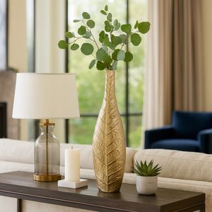 LEOSIDE GOLD VASE 28 (IN) 2