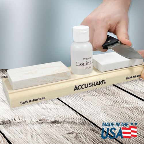 AccuSharp - Combo Stones w/Honing Oil