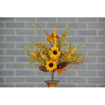 Sunflower Delight 18in Pick