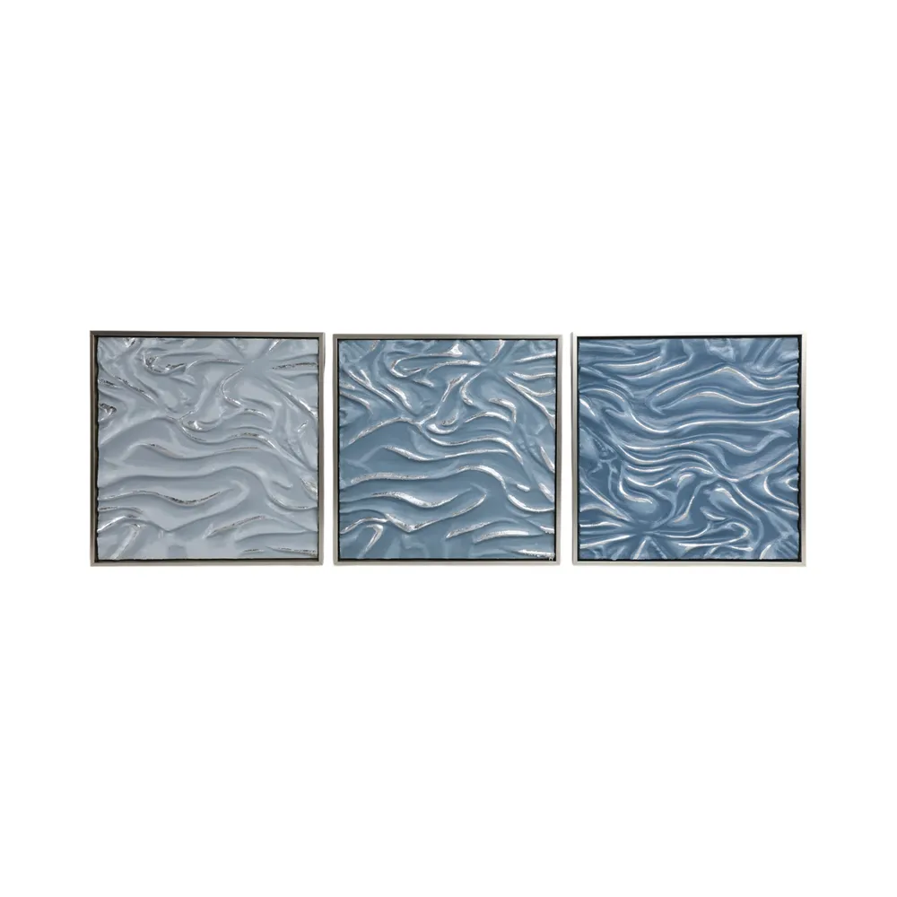 ETHANWAY SET OF 3 SILVER ART 20 (IN)