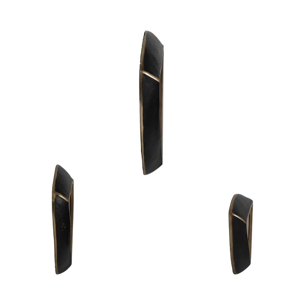 EATONSTONE SET OF 3 GRAY WALL SCULPTURES 2 (IN)