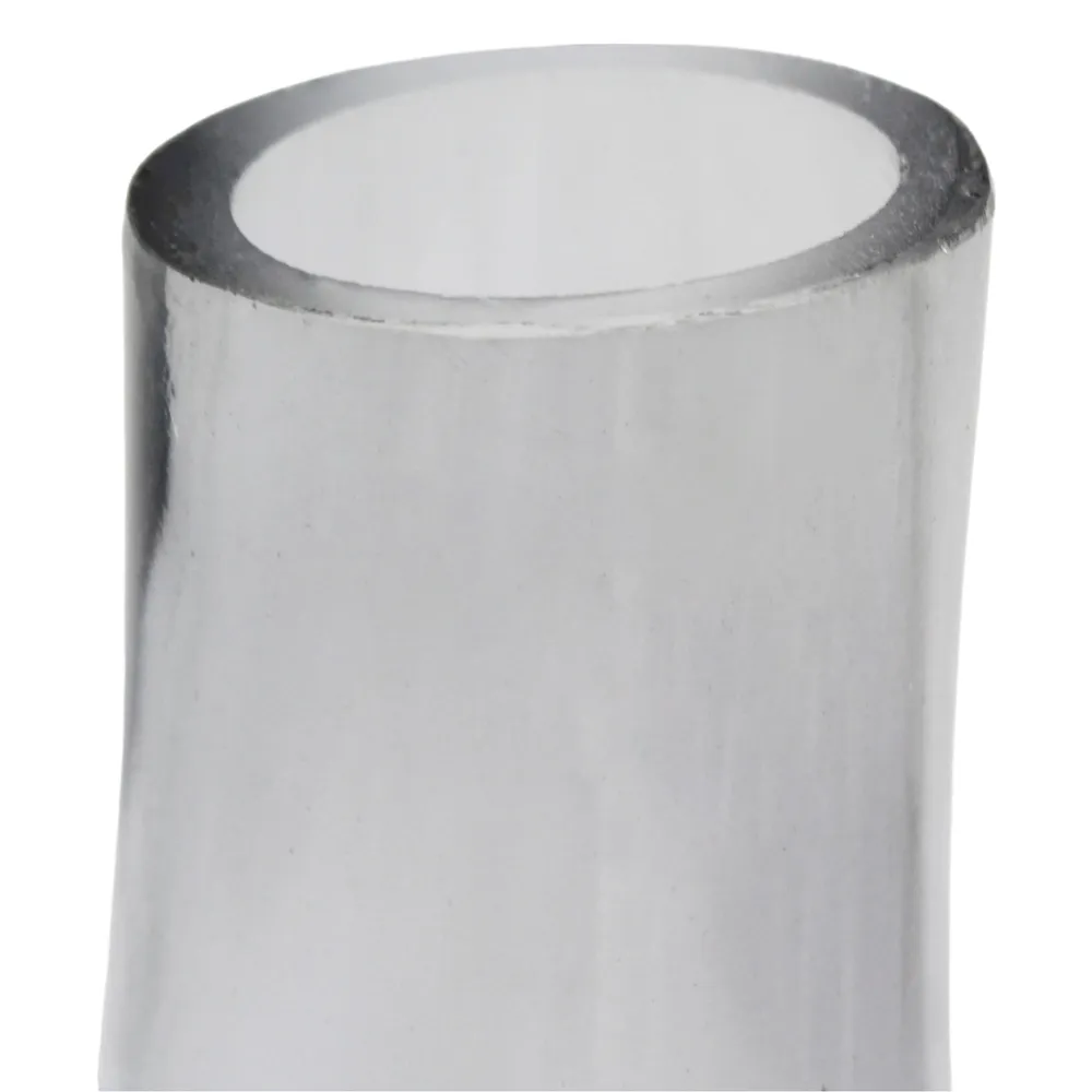 HAYFORDROSE SILVER GLASS VASE 17 (IN)