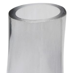 HAYFORDROSE SILVER GLASS VASE 17 (IN) 4