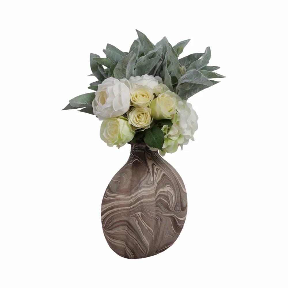 GRANGERSTONE BROWN VASE 14 (IN)