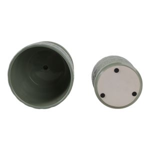 LEONAHAM SET OF 2 GREEN PLANTER 7 (IN) 8