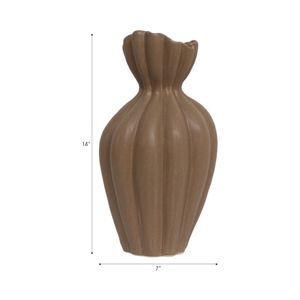 ERWINGROVE BROWN VASE 14 (IN) 8