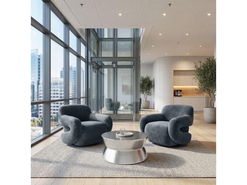 Boble Swivel Chair Storm Gray 2