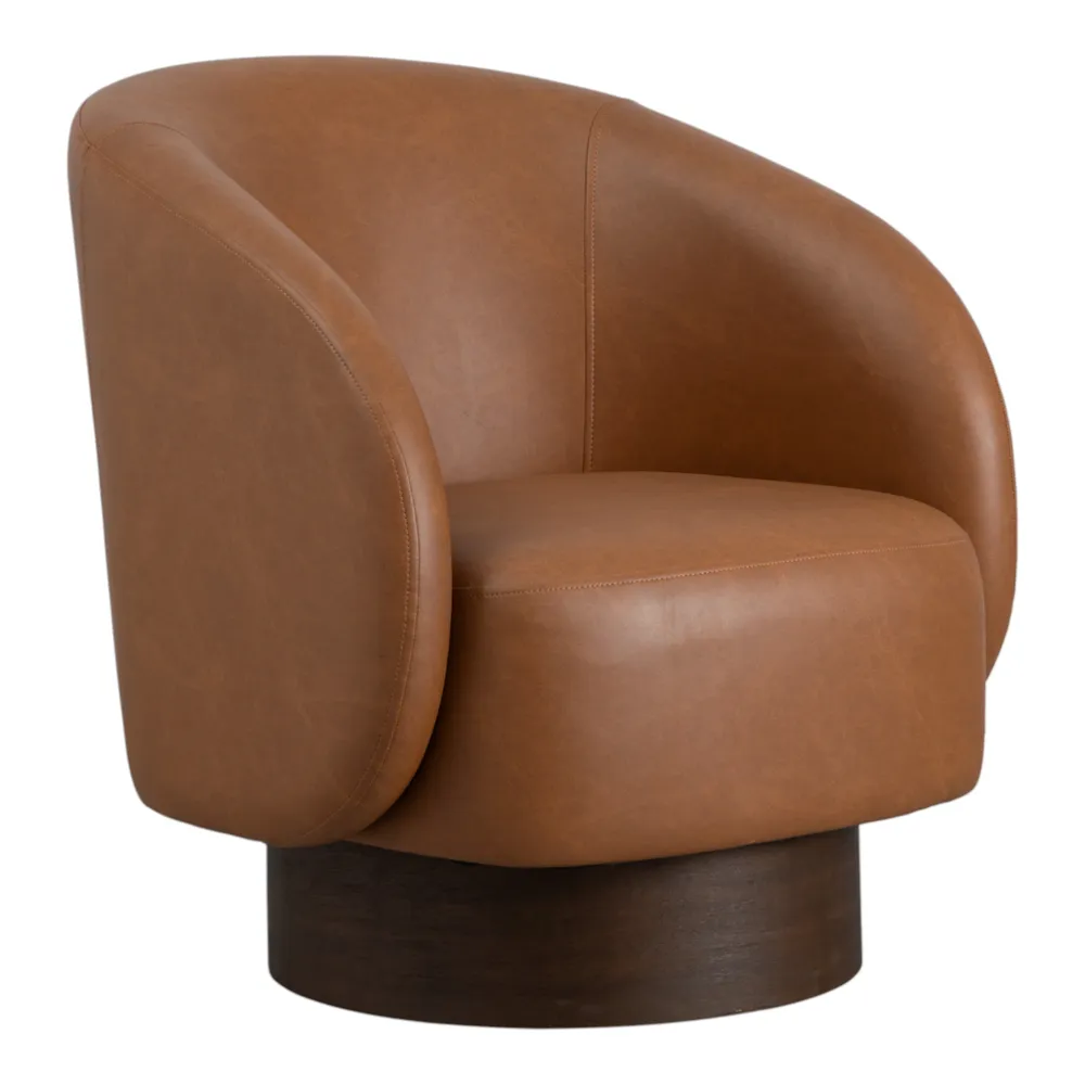 LEOWICK BROWN CHAIR 33 (IN)