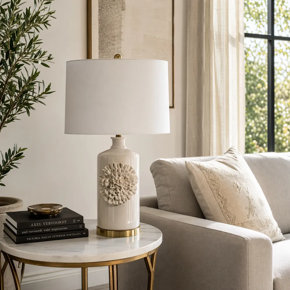 GRISHAMCREST TAN LAMP 29 (IN)