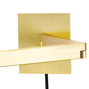 Audrey 10'' High 1-Light Swingarm Sconce - Satin Brass 3