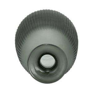 BRENTONFORD GREEN GLASS VASE 13 (IN) 5