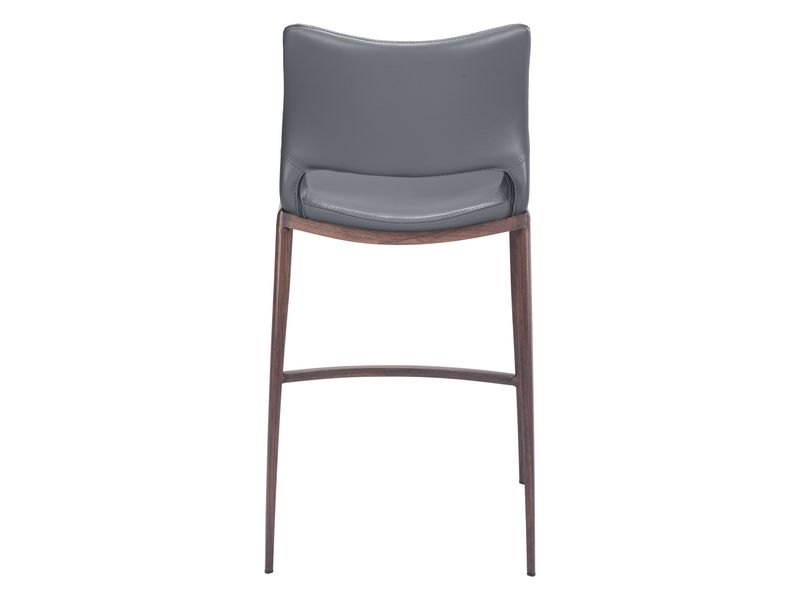 Ace Counter Stool Dark Gray & Walnut 5