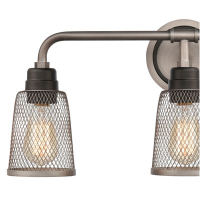 Glencoe 23″ Wide 3-Light Vanity Light - Weathered Zinc