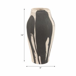 HESTONHAM BLACK VASE 15 (IN) 9
