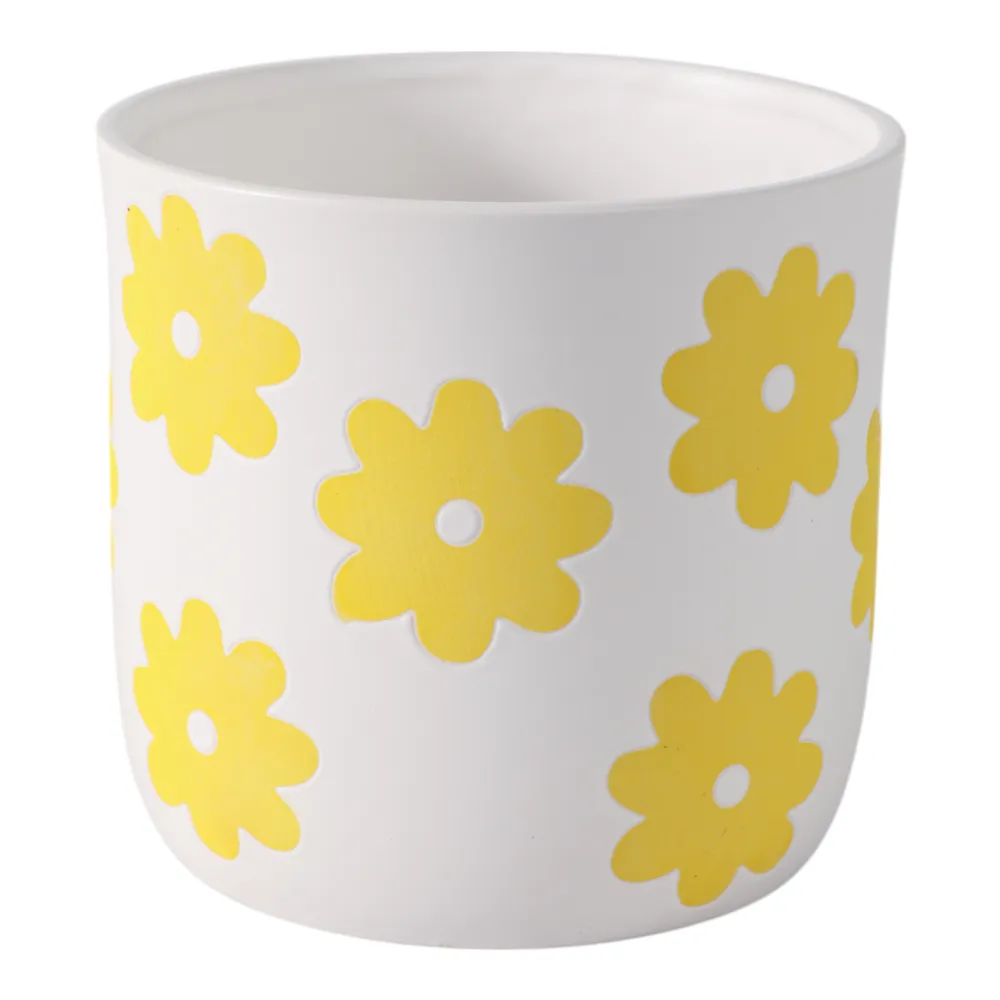 BELDENTON WHITE PLANTER 6 (IN)