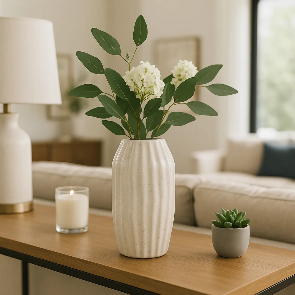 LINTONHAM IVORY VASE 12 (IN)