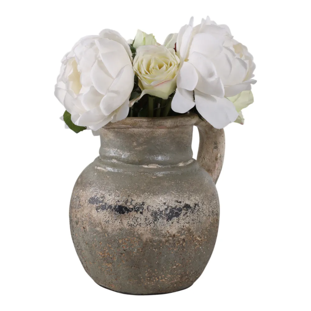 SHERMANGROVE IVORY VASE 9 (IN)