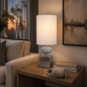 HAMMONDLAKE GRAY LAMP 26 (IN) 10