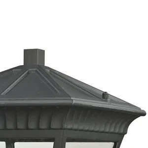 Ridgewood 15'' High 1-Light Outdoor Post Light - Matte Textured Black 4