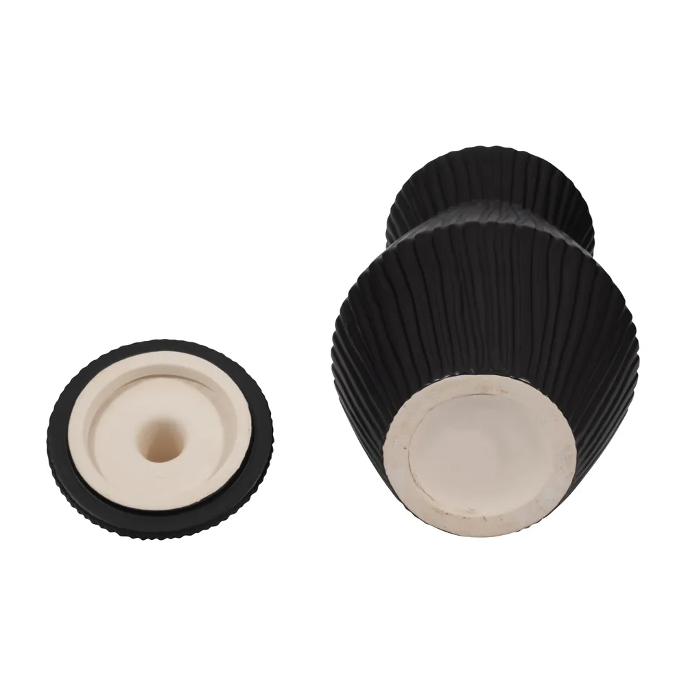WRENTON BLACK VASE 15 (IN)
