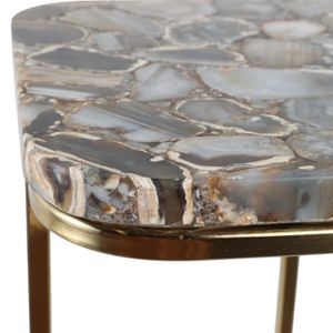 CAXTONHAM BLACK TABLE 25 (IN) 6