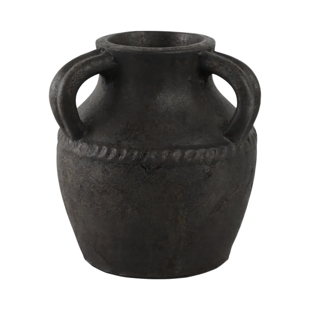 NOELWIND BLACK VASE 10 (IN)