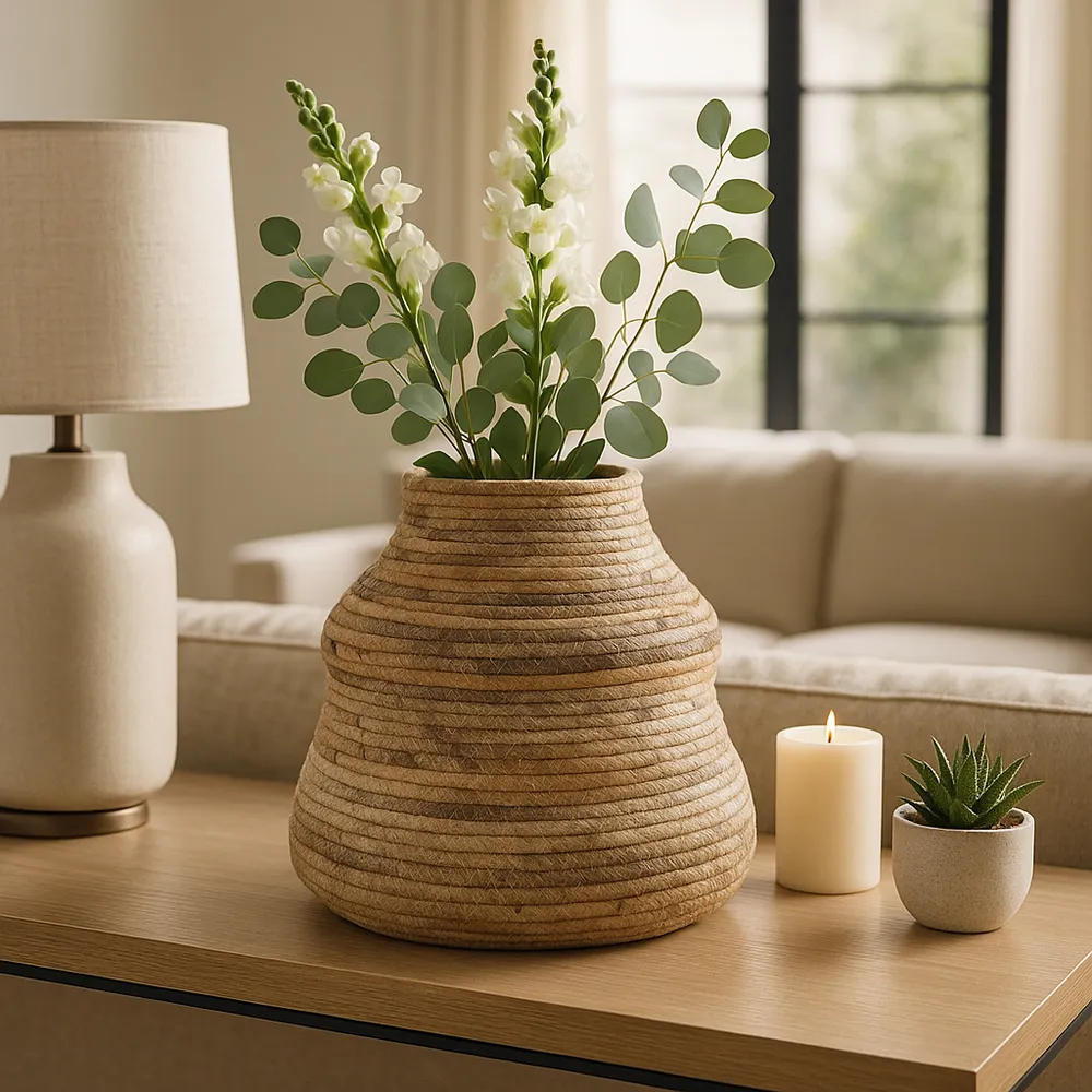 ALBAHOLM TAN VASE 15 (IN)