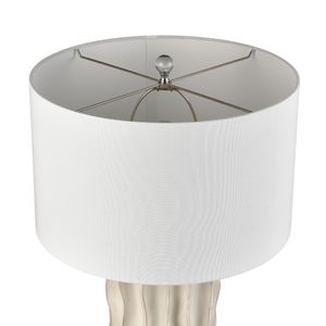 Genesee 27.5'' High 1-Light Table Lamp - White Glazed 3