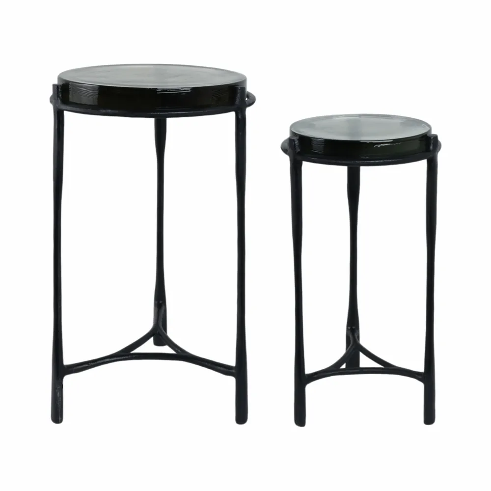 EDGARWIND SET OF 2 GRAY TABLE 26 (IN)