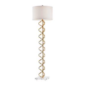 Castile 62'' High 1-Light Floor Lamp - Gold Leaf 1
