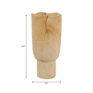 EVERTONBEACH BROWN VASE 15 (IN) 10