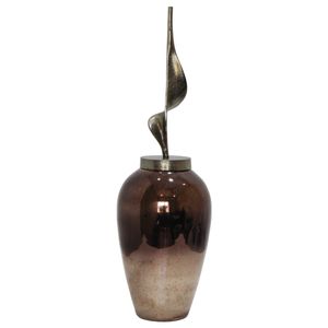 GUNNARGROVE GRAY GLASS VASE 33 (IN) 1