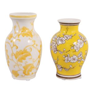 KEATONHOLM SET OF 2 YELLOW CHINOISERIE 7 (IN) 5