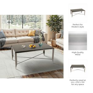 EDGEPORT GOLD COFFEE TABLE 19 (IN) 9