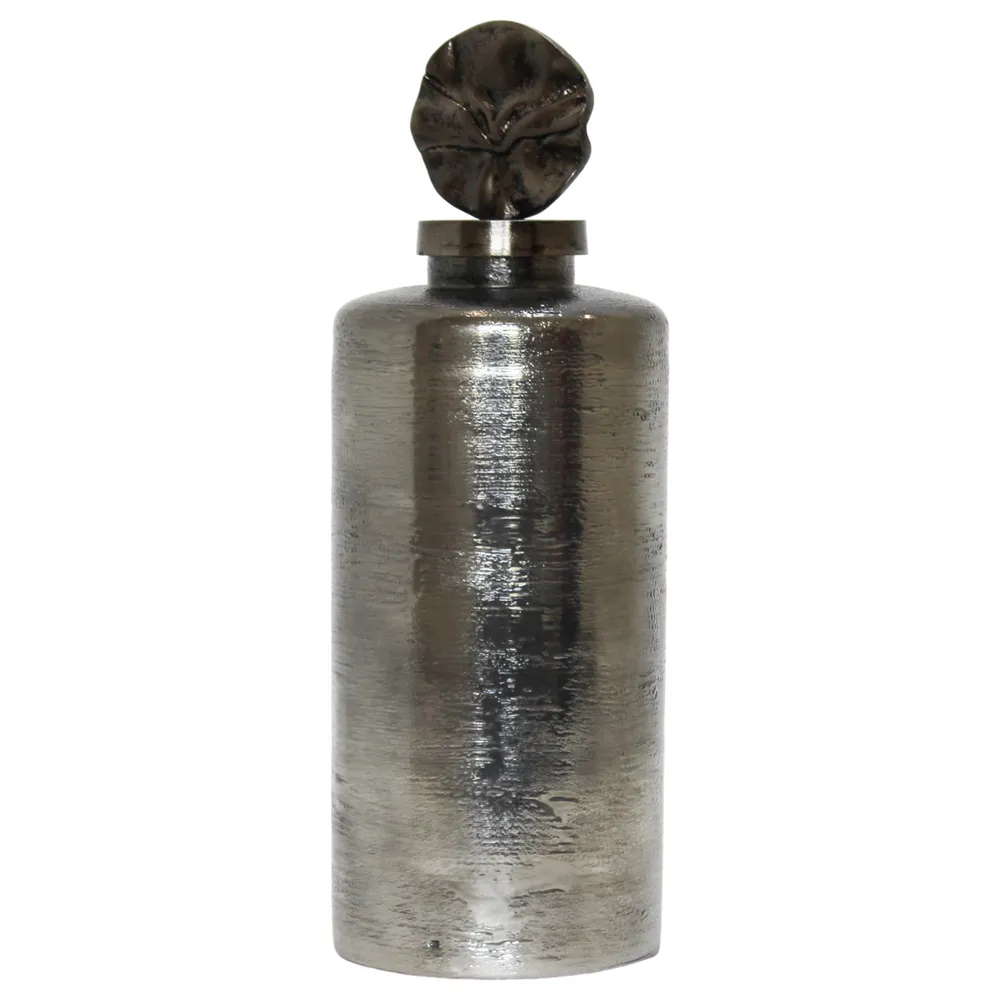 LANEWIND GRAY GLASS VASE 19 (IN)
