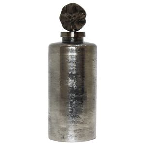 LANEWIND GRAY GLASS VASE 19 (IN) 3