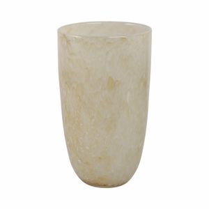 GORTONMOOR IVORY GLASS VASE 12 (IN) 5