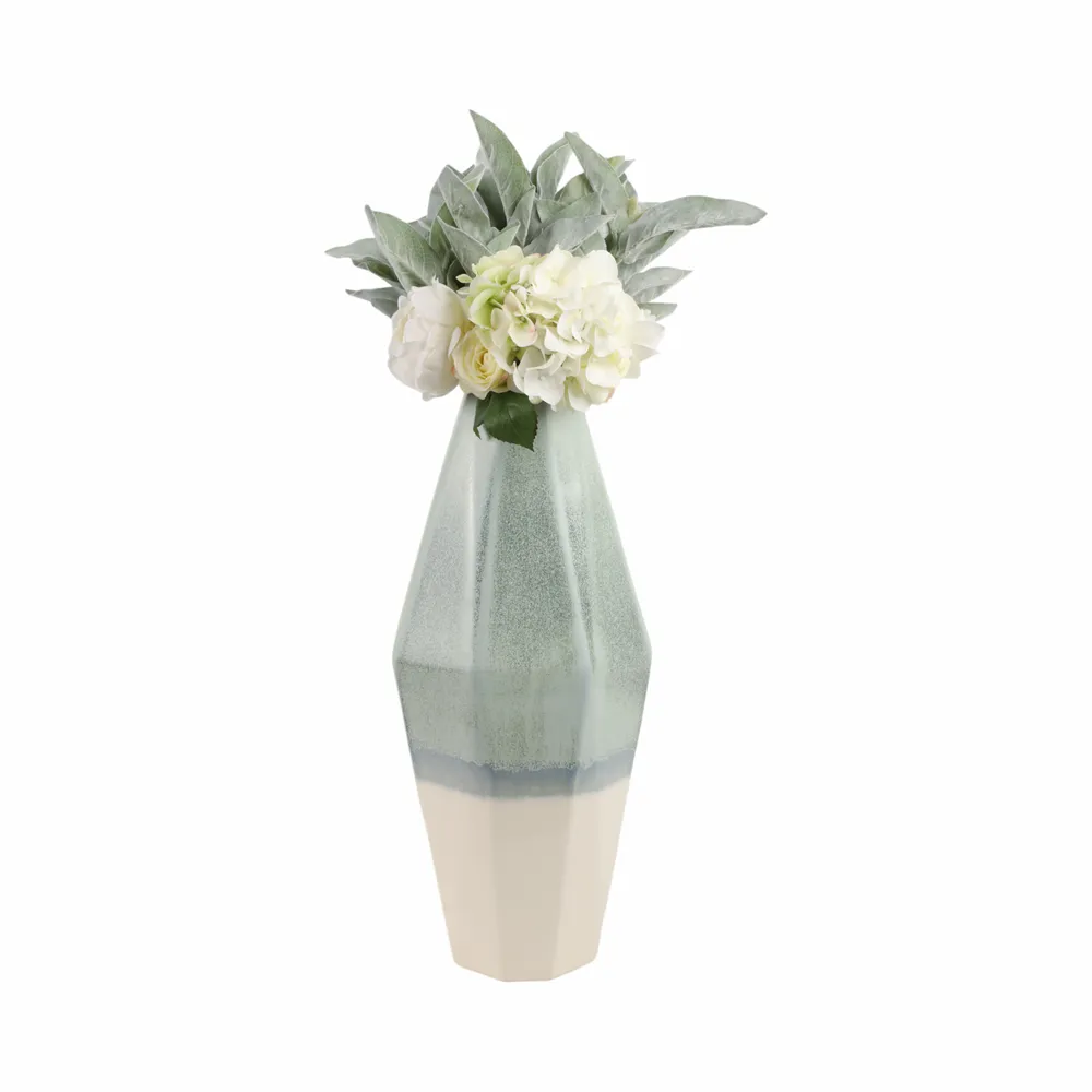 ROMANROSE BLUE VASE 22 (IN)