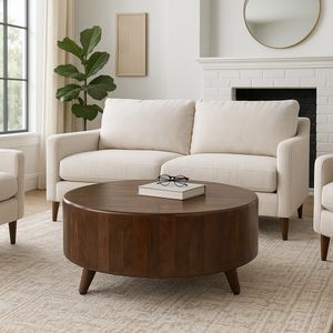 GREEROAK BROWN COFFEE TABLE 16 (IN) 11