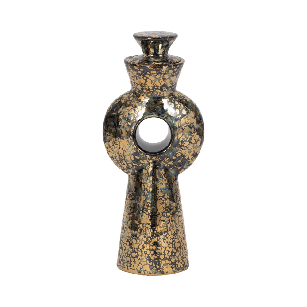 BARTONFIELD BROWN VASE 12 (IN)