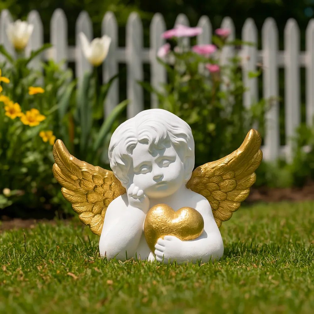 CARSONLEY WHITE GARDEN STATUARY 11 (IN)